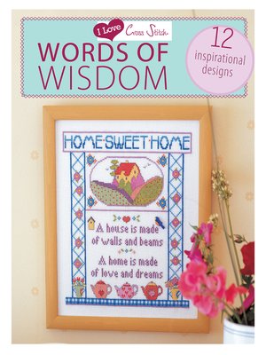 cover image of I LOVE CROSS STITCH--WORDS OF WI